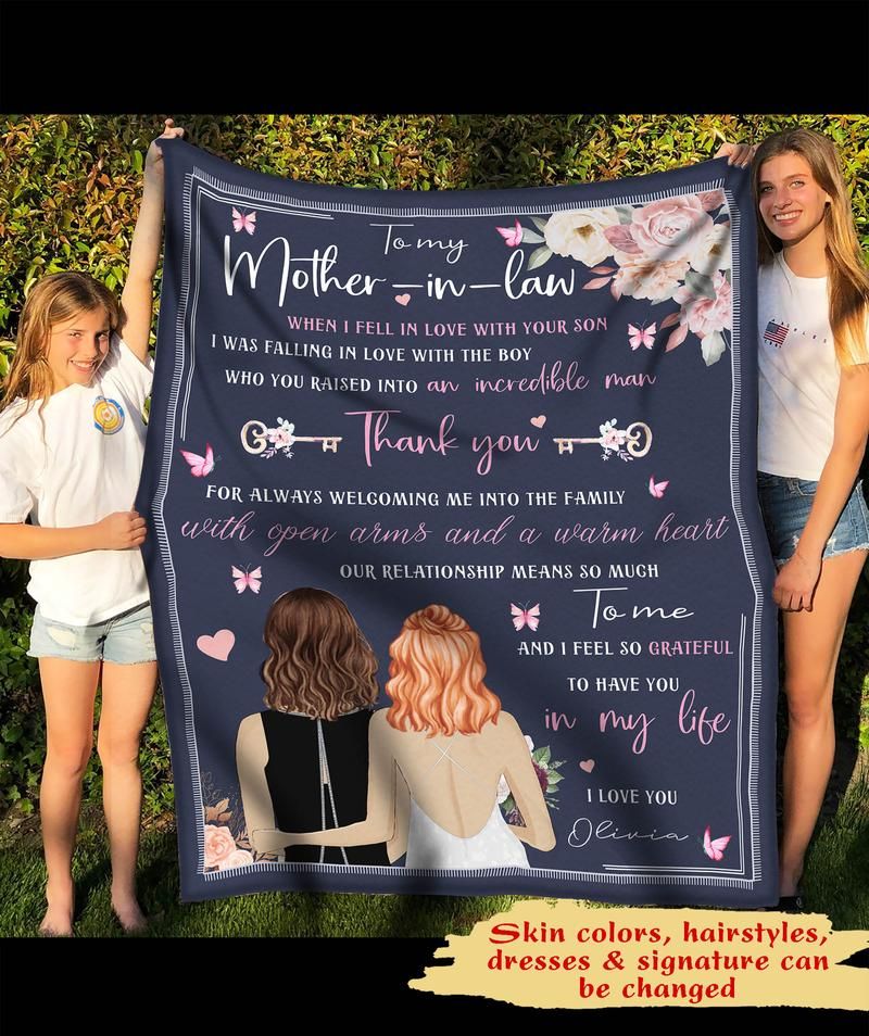 To My Mother In Lan Sherpa Fleece Blanket