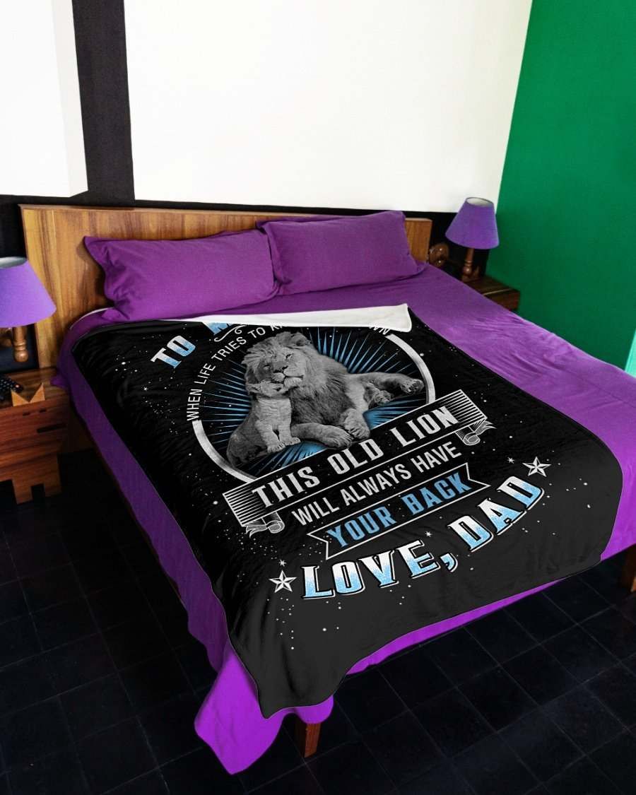 To My Son – Best Gift For You Son Fleece Blanket