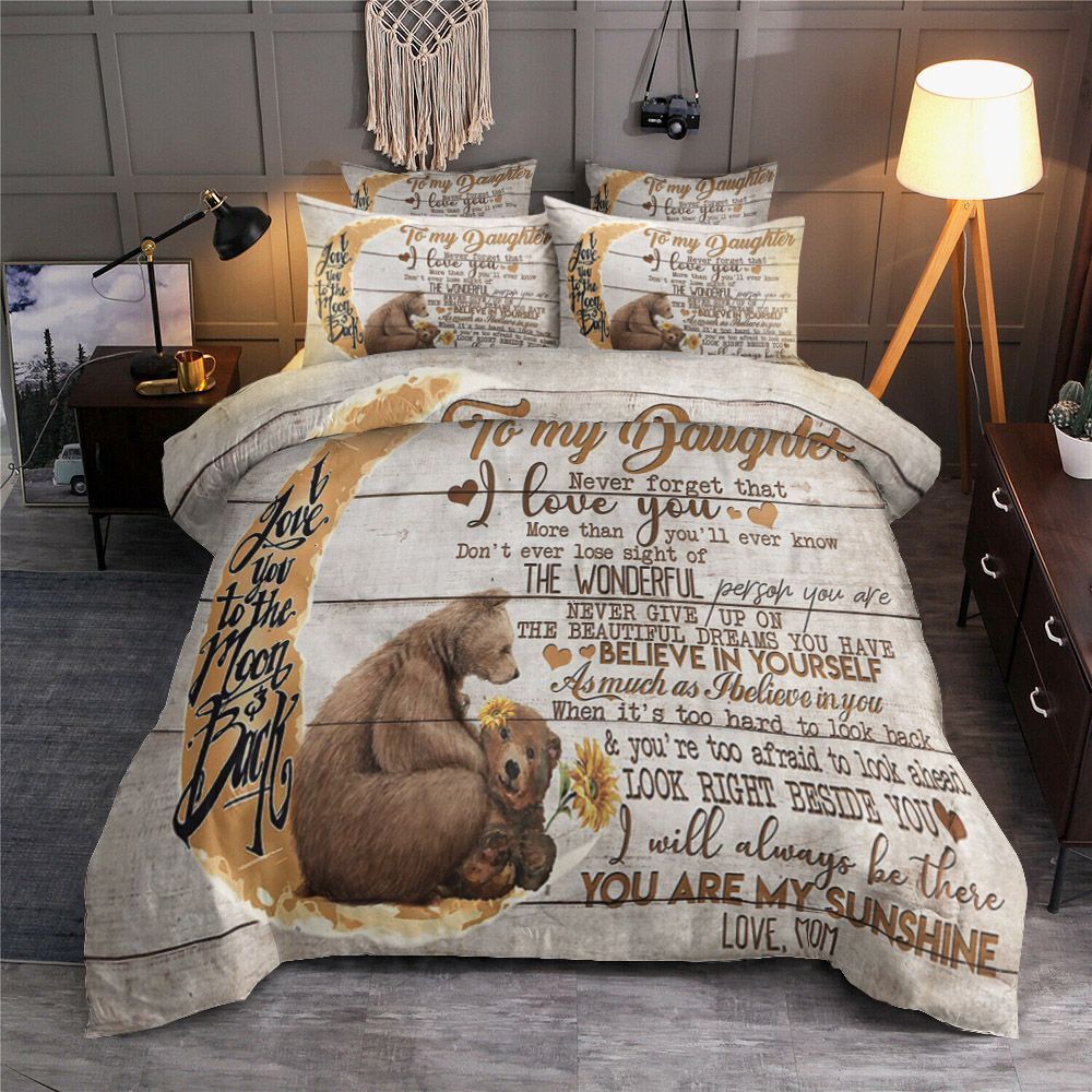 To My Son Lion Bedding Set