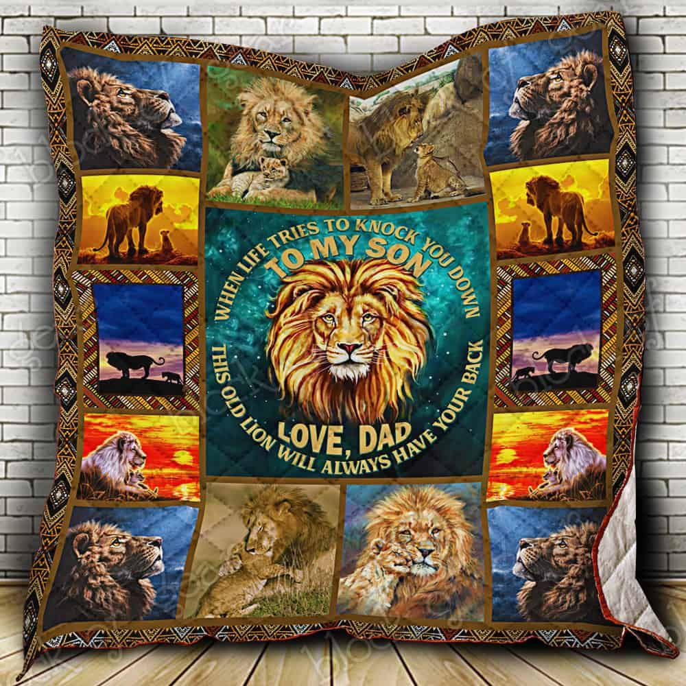 To My Son Lion Quilt Thb984 Dhc11123764Dd