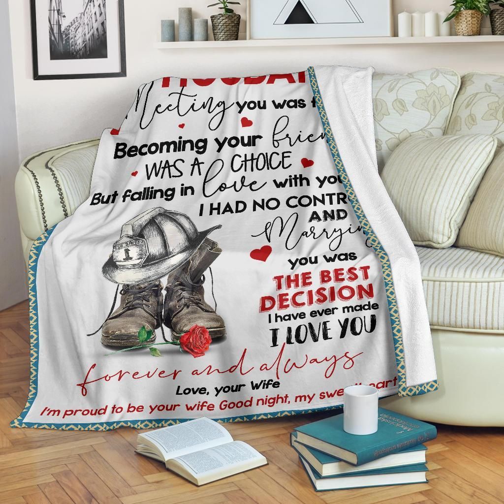 To My Wife Cowboy Sherpa Fleece Blanket