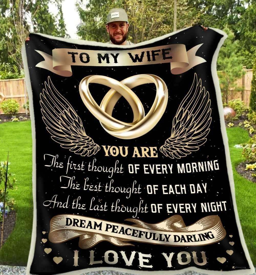 To My Wife You Are Sherpa Fleece Blanket