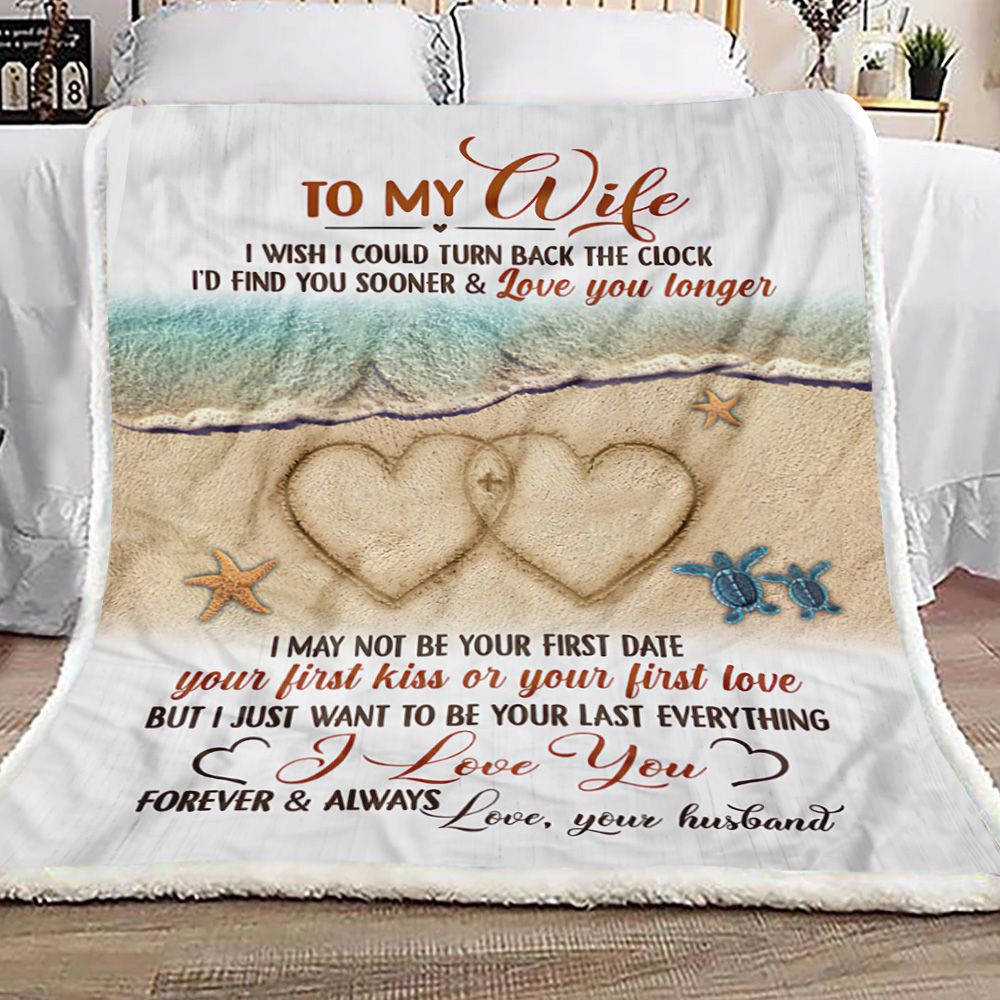 To My Wife Fleece Blanket