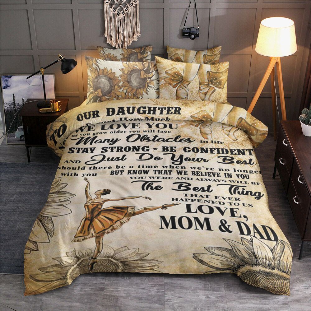 To Our Daughter Bedding Set