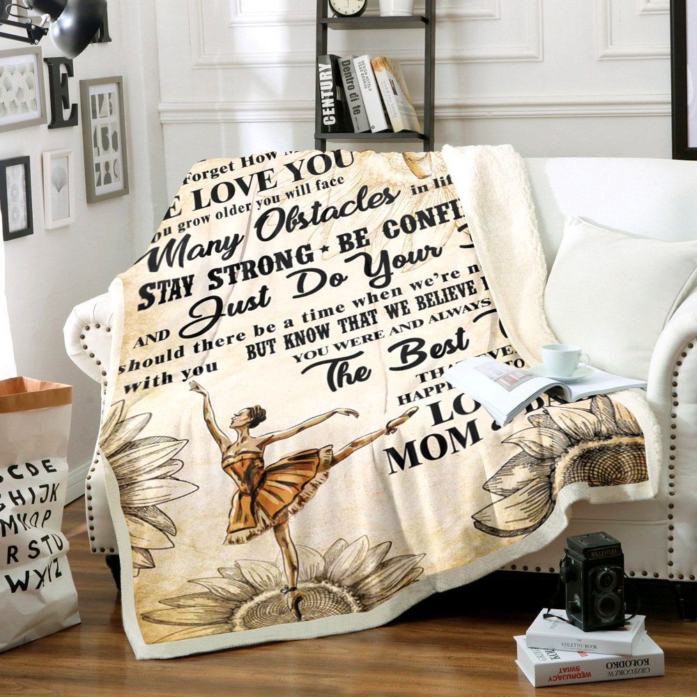 To Our Daughter Never Forget How Much We Love You Sherpa Fleece Blanket