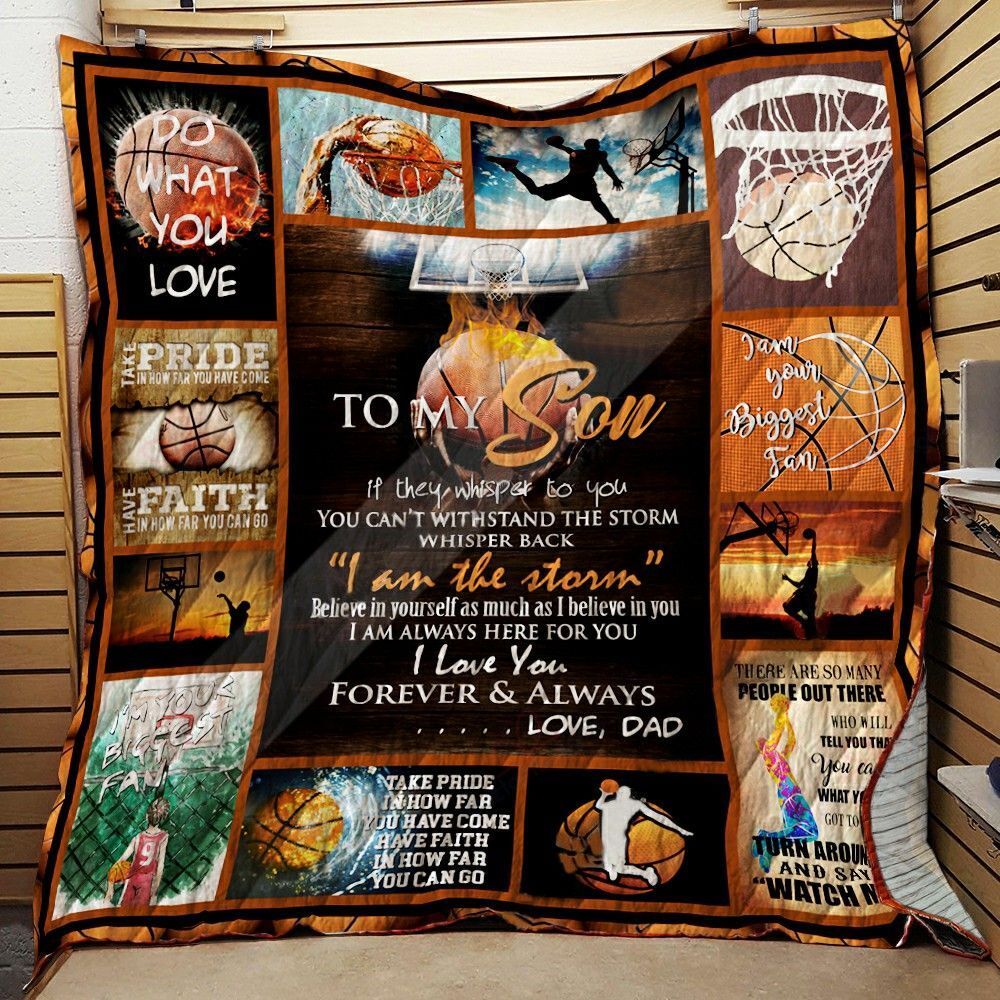To Son From Dad GS-CL-KC0508 Quilt Blanket