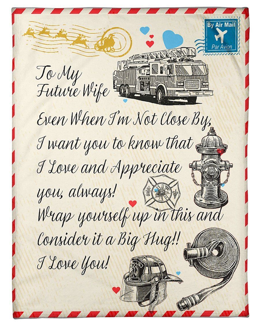 To Trucker’s Wife I Love You Fleece Blanket Fleece Blanket