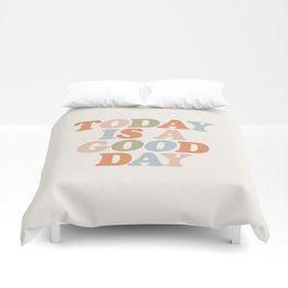 Today Is A Good Day Peach Pink Bedding Set