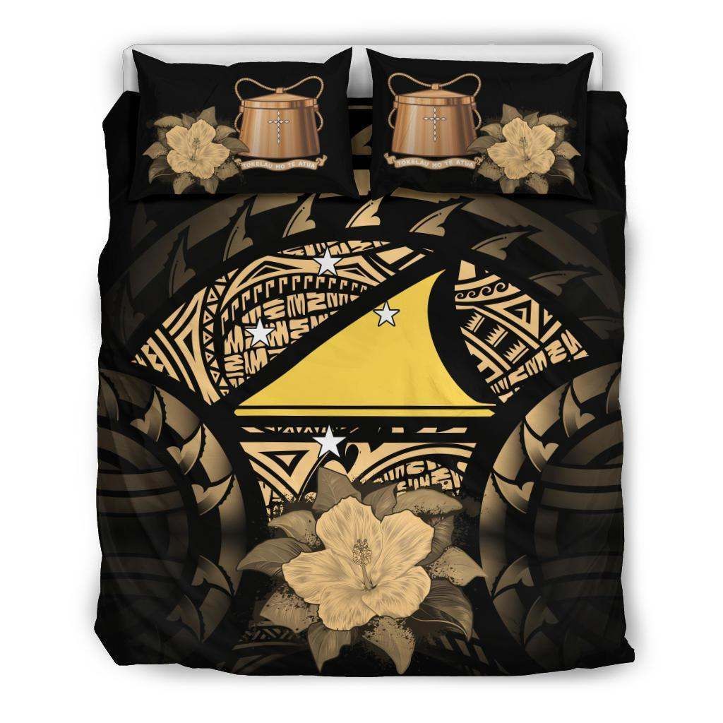 Tokelau Gold Hibiscus Bedding Set