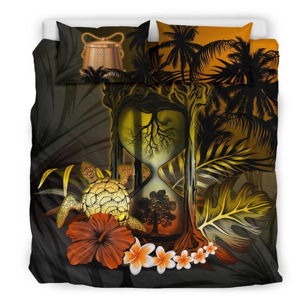 Tokelau Hibiscus Tree Of Life Hourglass Bedding Set