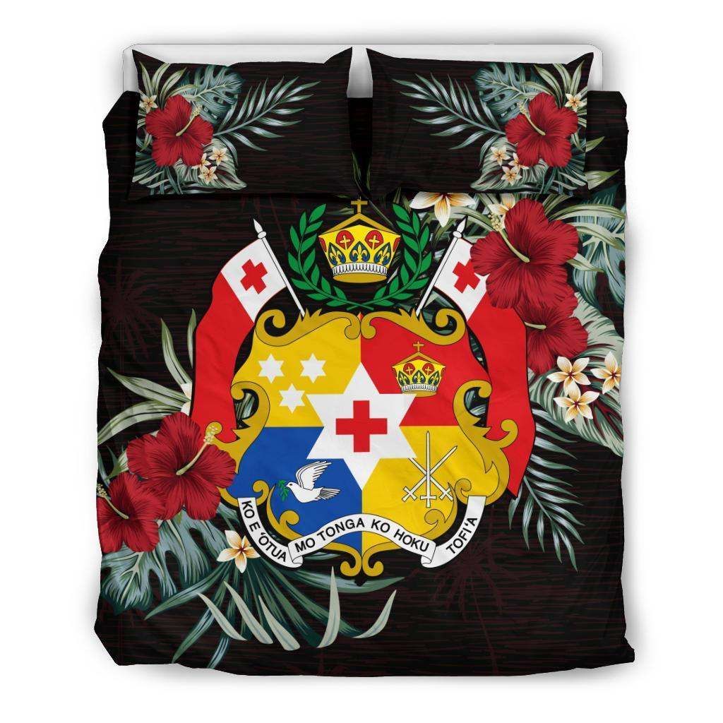 Tonga Hibiscus Coat Of Arms Bedding Set