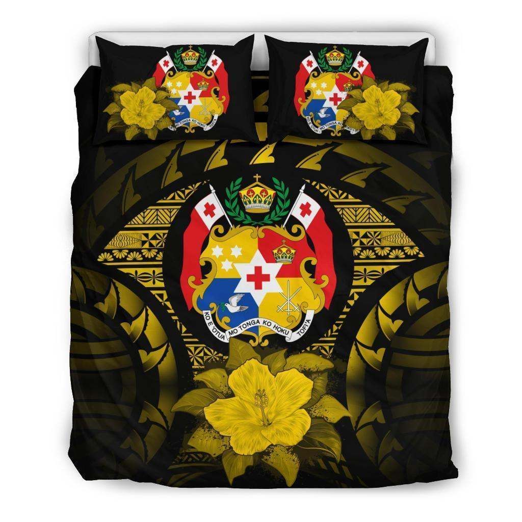 Tonga Yellow Hibiscus Bedding Set