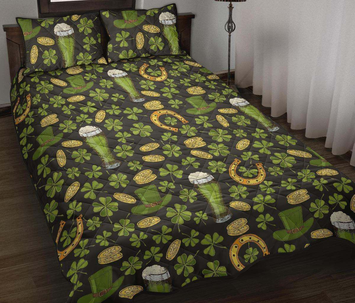 Top Hat With Clover St Patrick’s Day Bedding Set