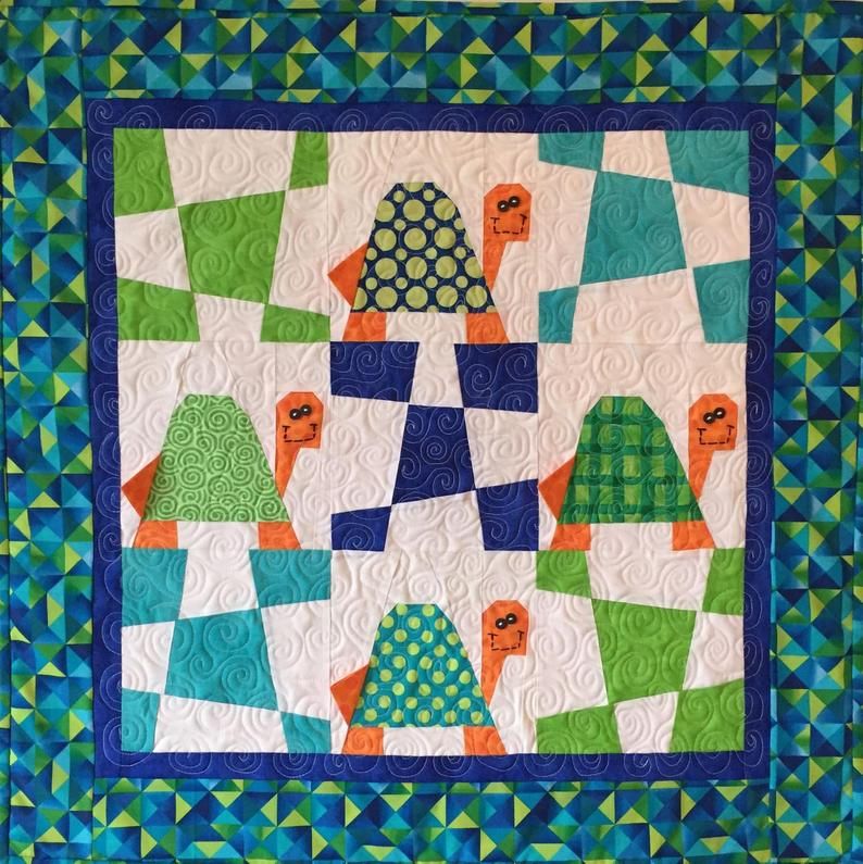 Totally Turtle Quilt Blanket DHC3101165LT