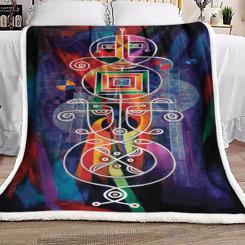 Totem Sherpa Fleece Blanket