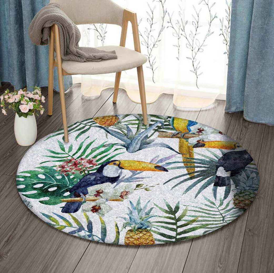Toucan Round Carpet