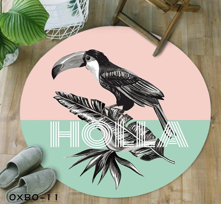 Toucan Round Carpet