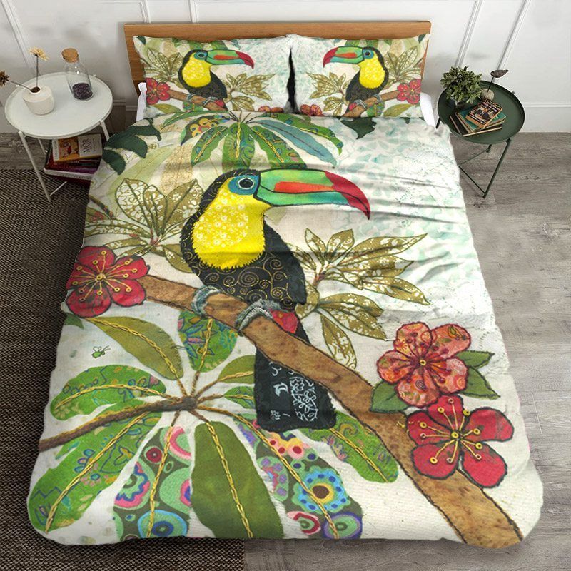 Toucan Flower Bedding Set