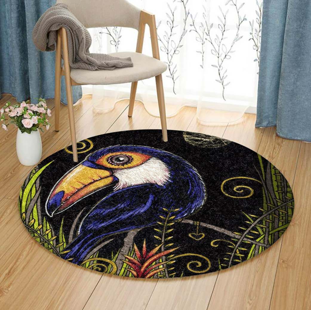 Toucan Round Carpet