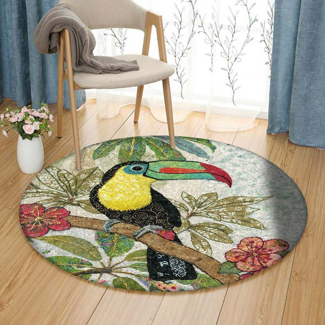 Toucan Round Carpet