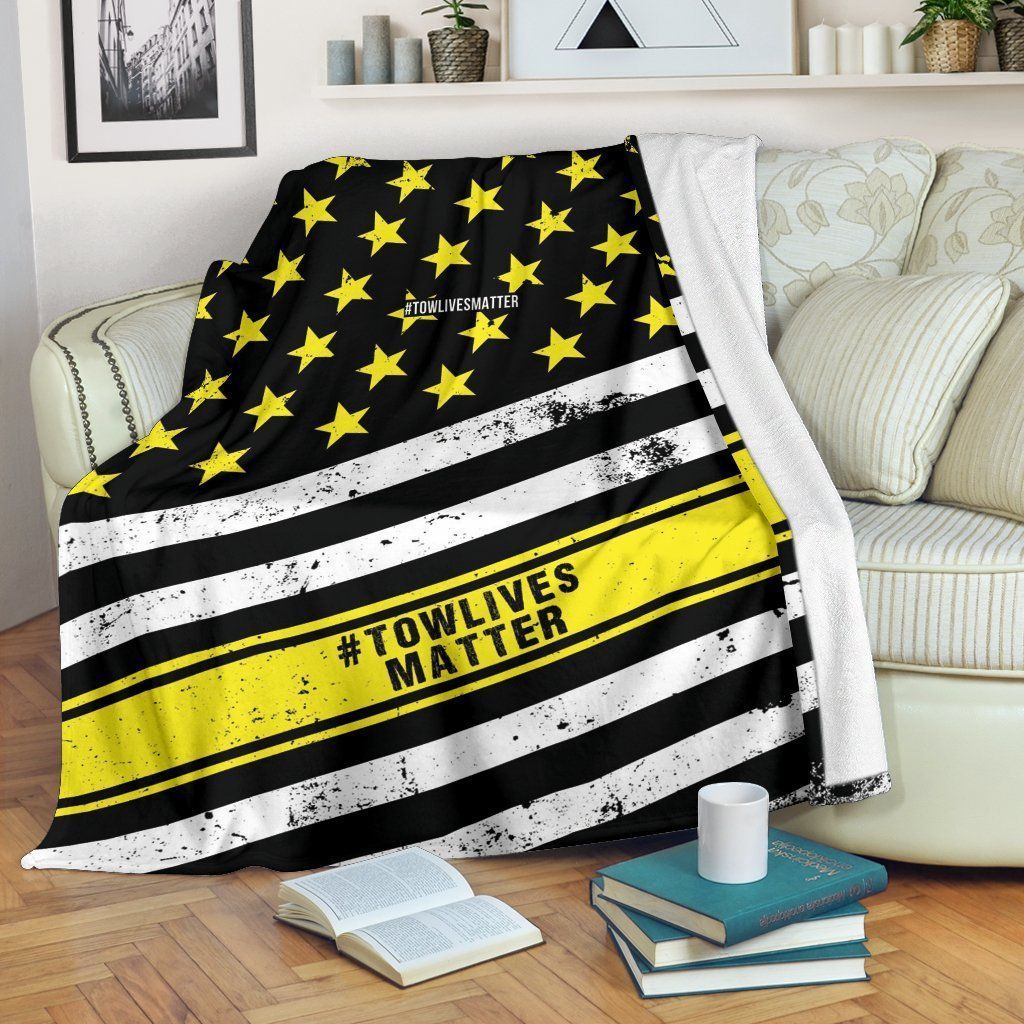 Towlivesmatter Sherpa Fleece Blanket