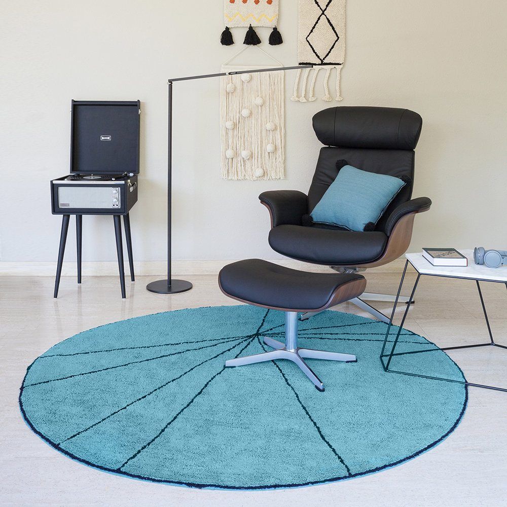 Trace Petroleum Round Carpet