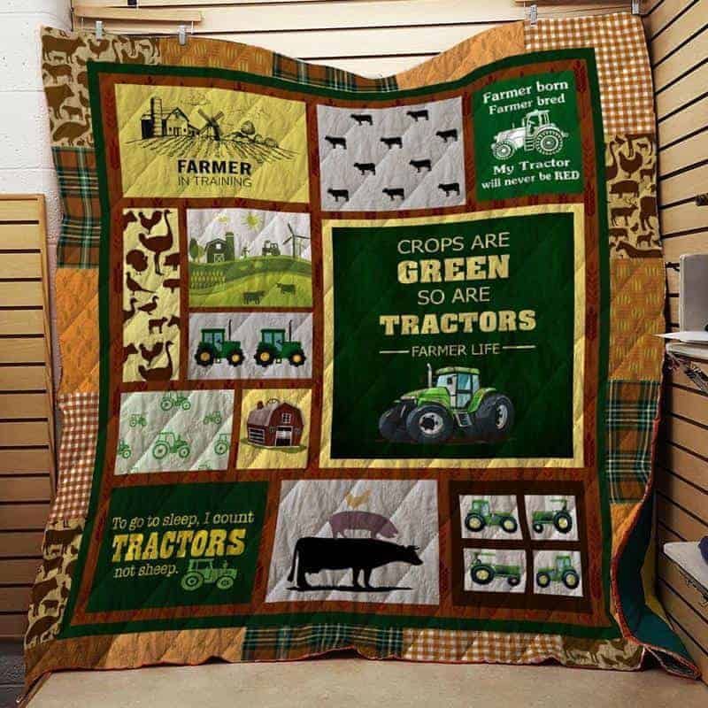 Tractor Farmer GS-CL-DT3006 Quilt Blanket