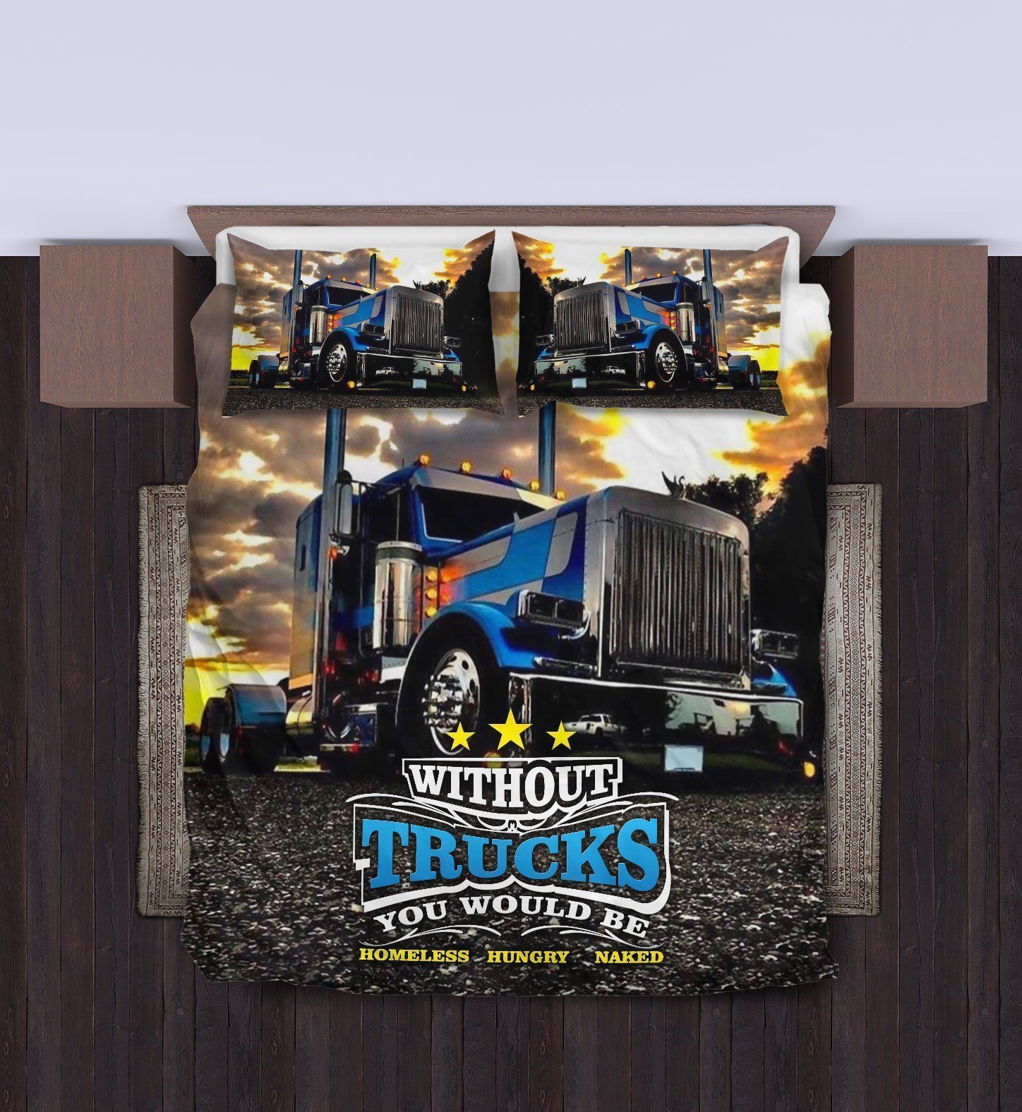 Tractor Picture Bedding Set
