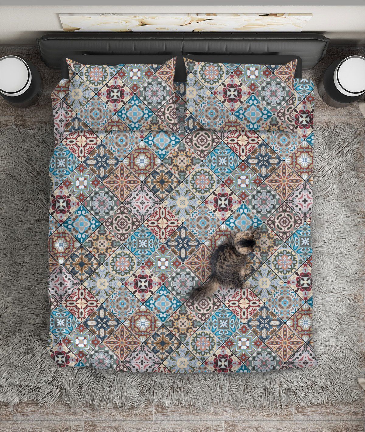 Tranquility Mixed Design Bedding Set