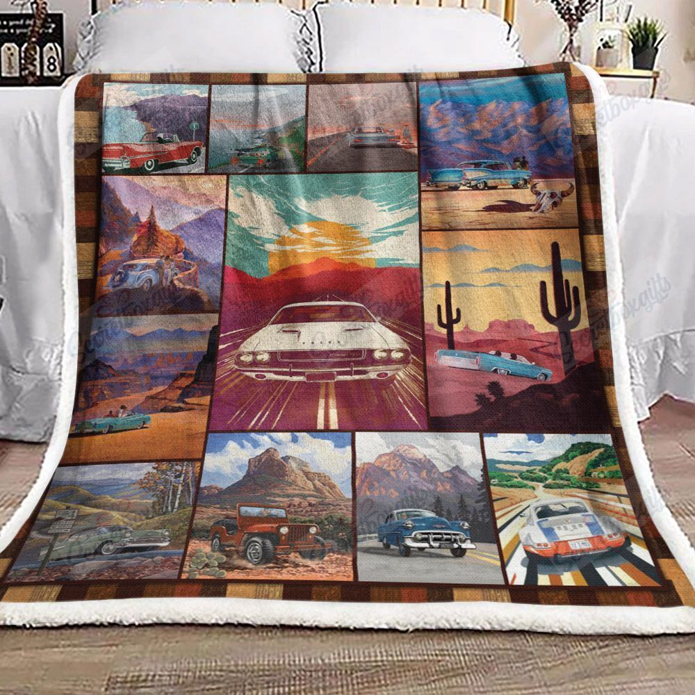 Travel Car Fleece Blanket