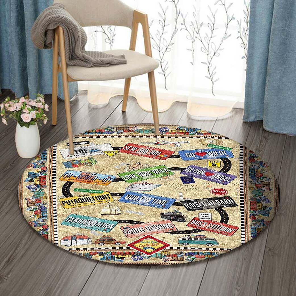 Travel Round Carpet