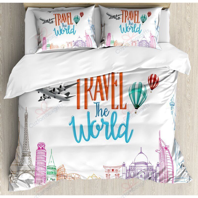 Travel The World Bedding Set