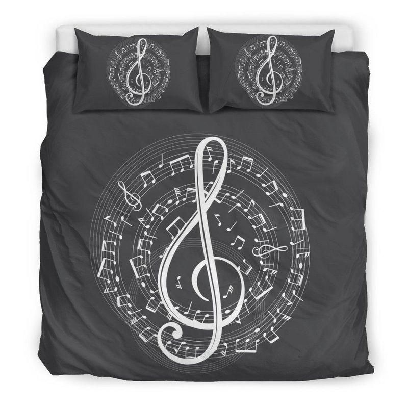 Treble Clef Spiral Score Bedding Set