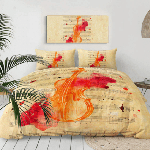 Treble Guitar Music Bedding Set