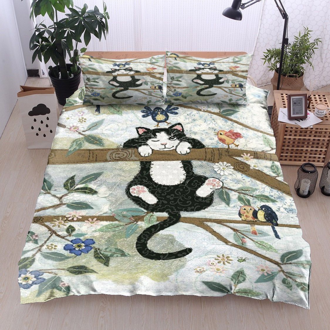 Tree Cat Bedding Set