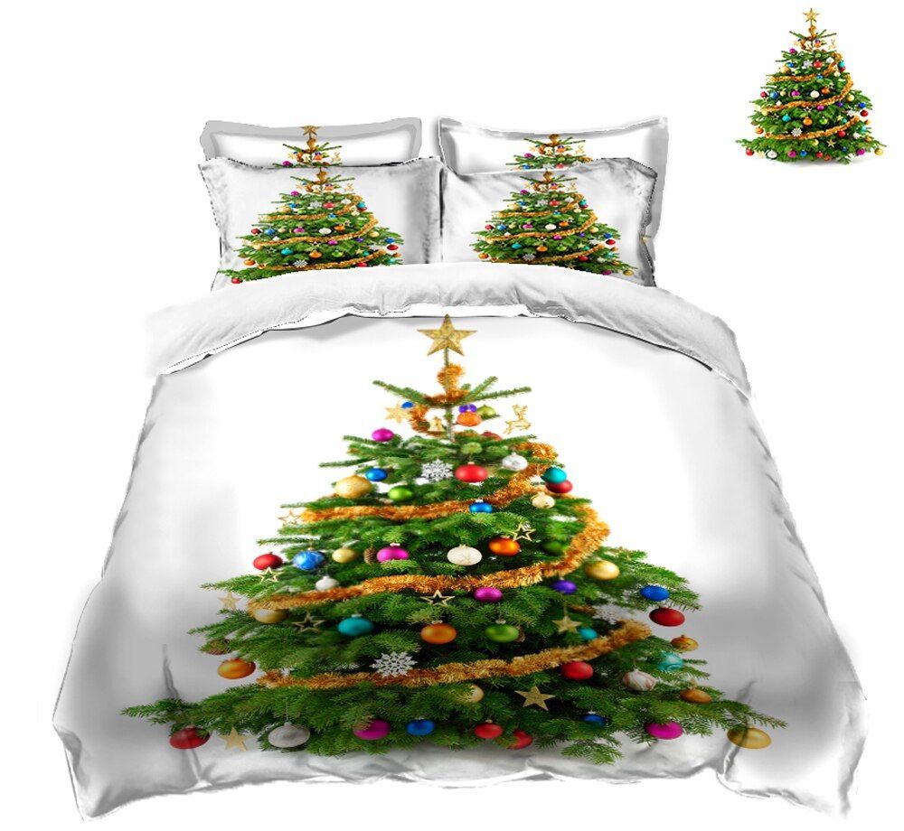 Tree Christmas Bedding Set