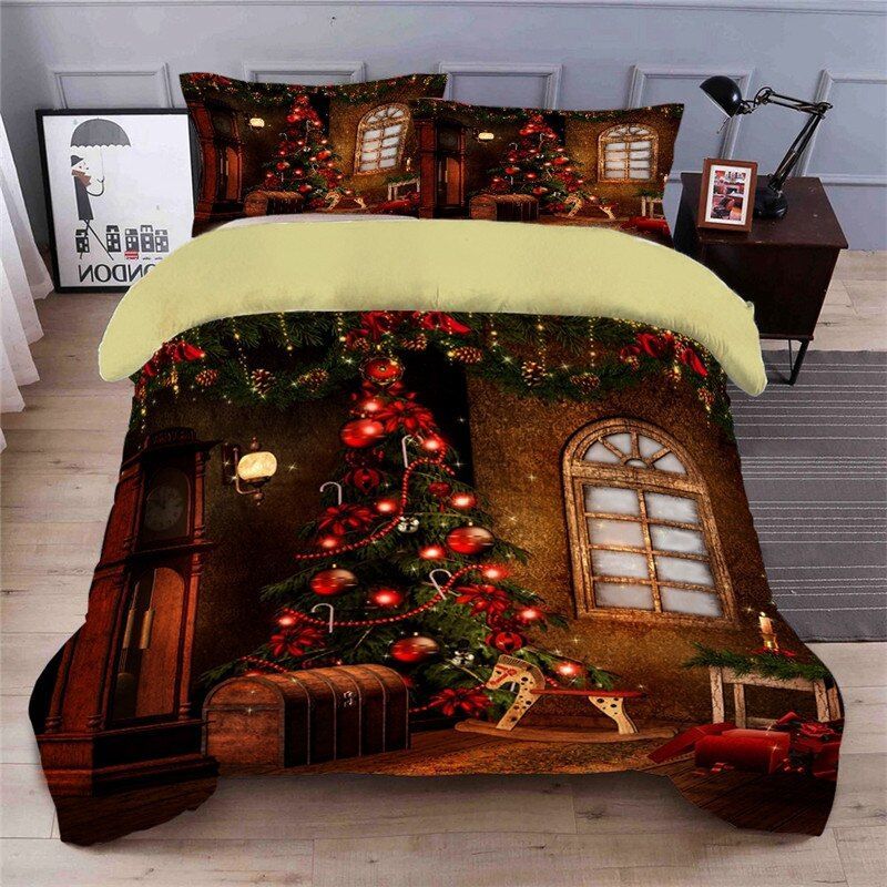 Tree Christmas Bedding Set