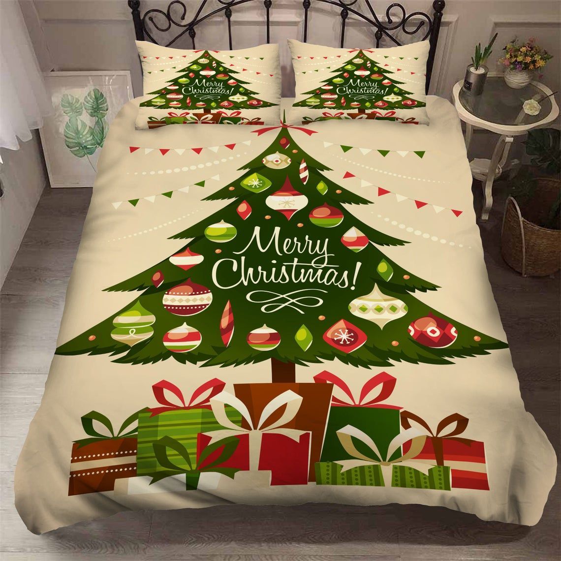 Tree Christmas Bedding Set