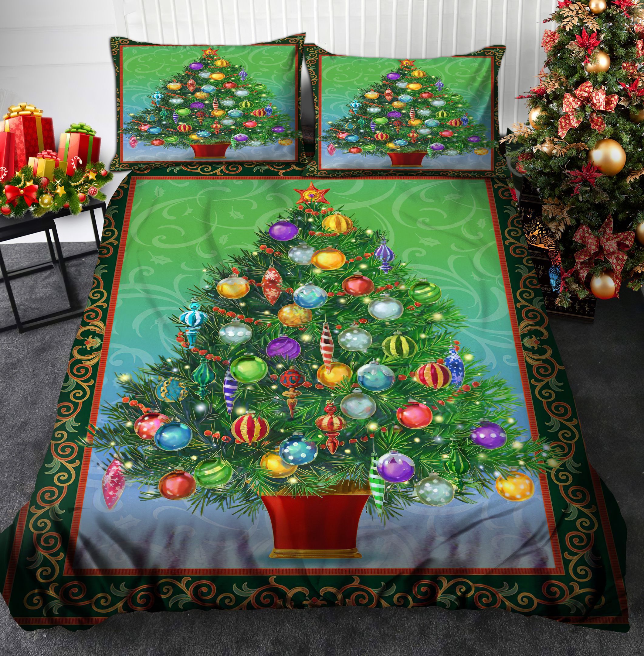 Tree Christmas Bedding Set