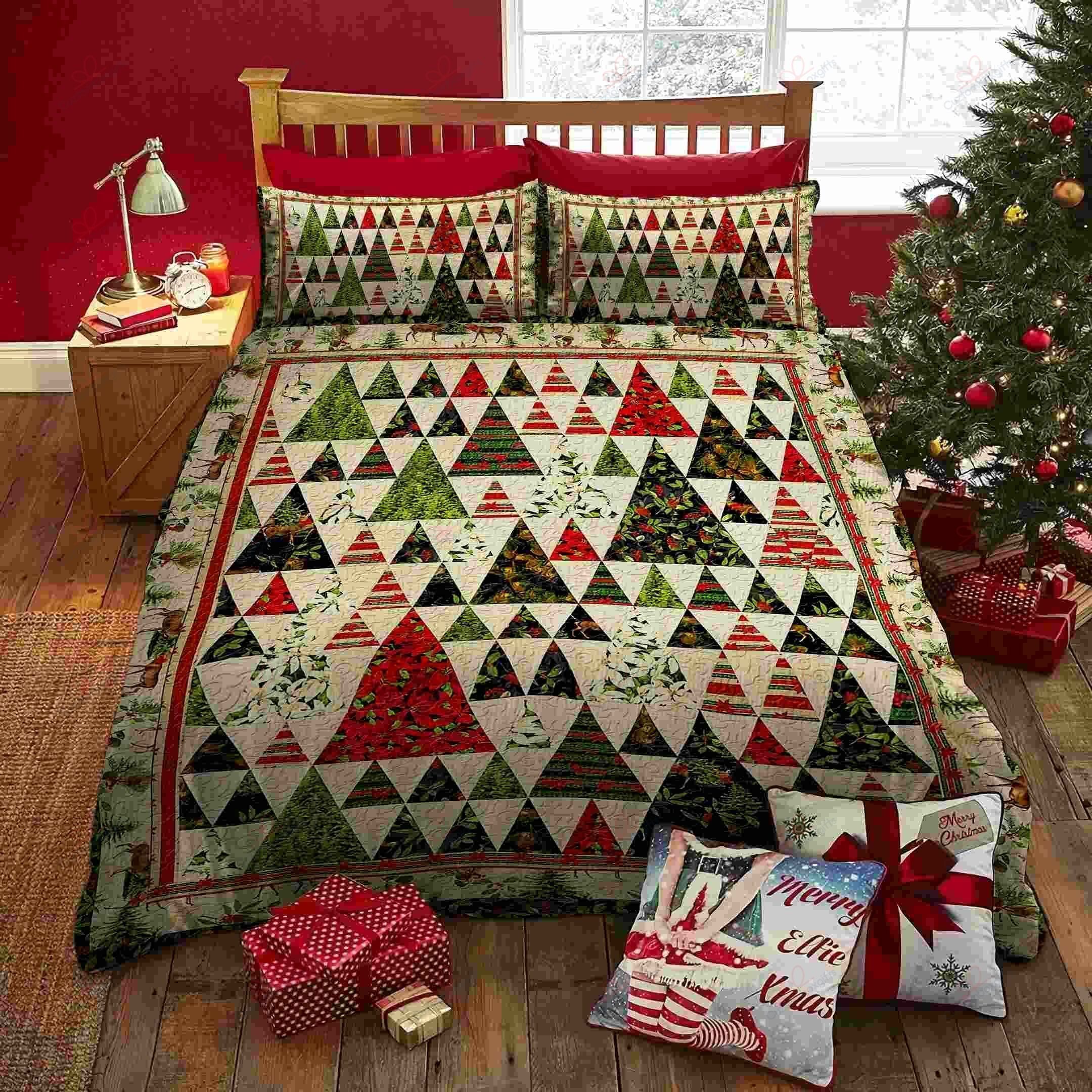 Tree Christmas Bedding Set
