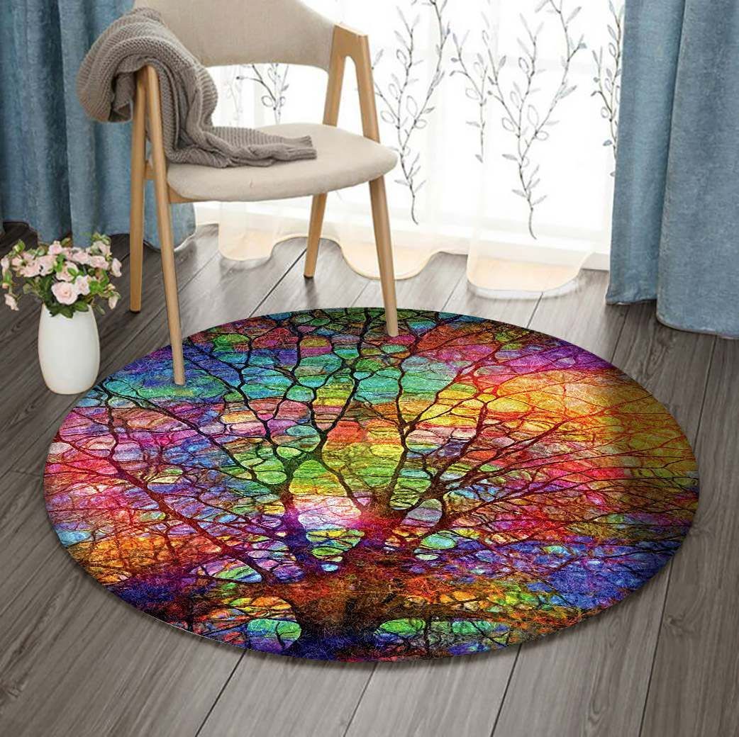 Tree Round Carpet