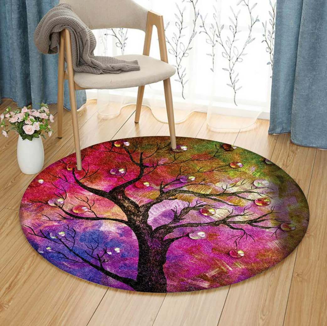 Tree Fantasy Round Carpet