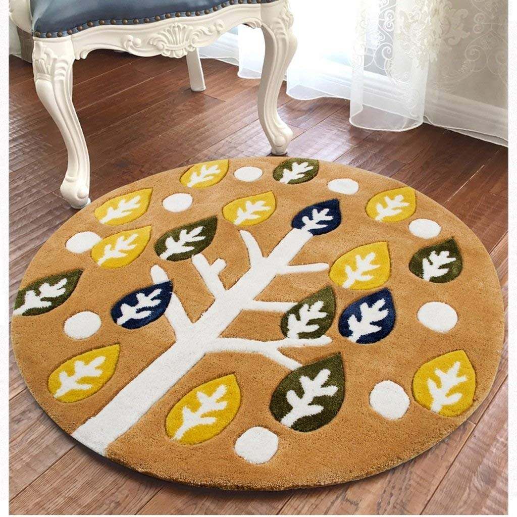 Tree Leave Round Carpet