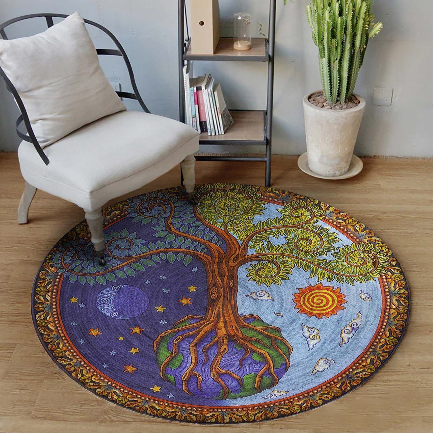Tree of life Round Carpet