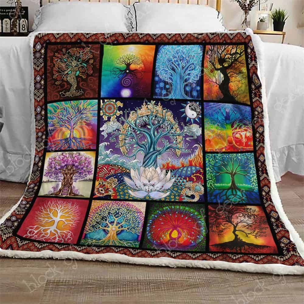 Tree Of Life Fleece Blanket
