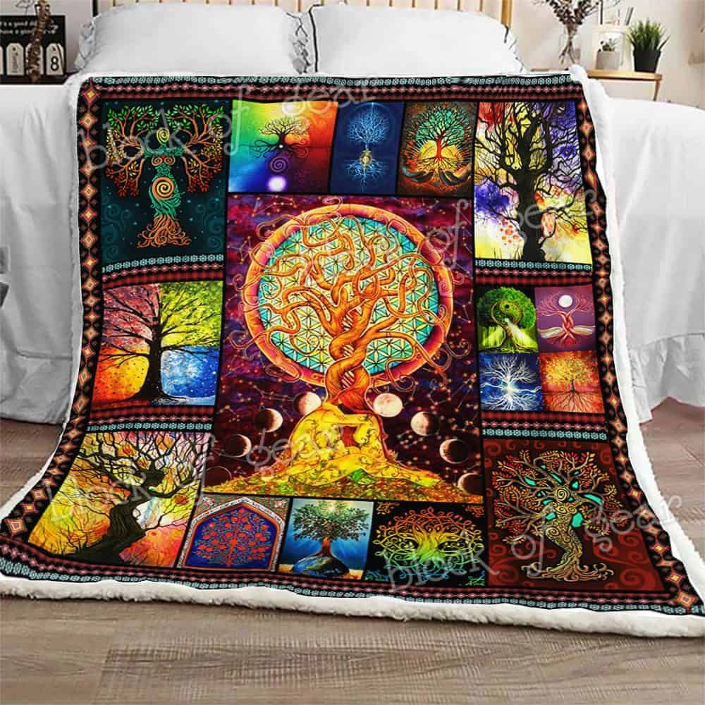 Tree Of Life Fleece Blanket