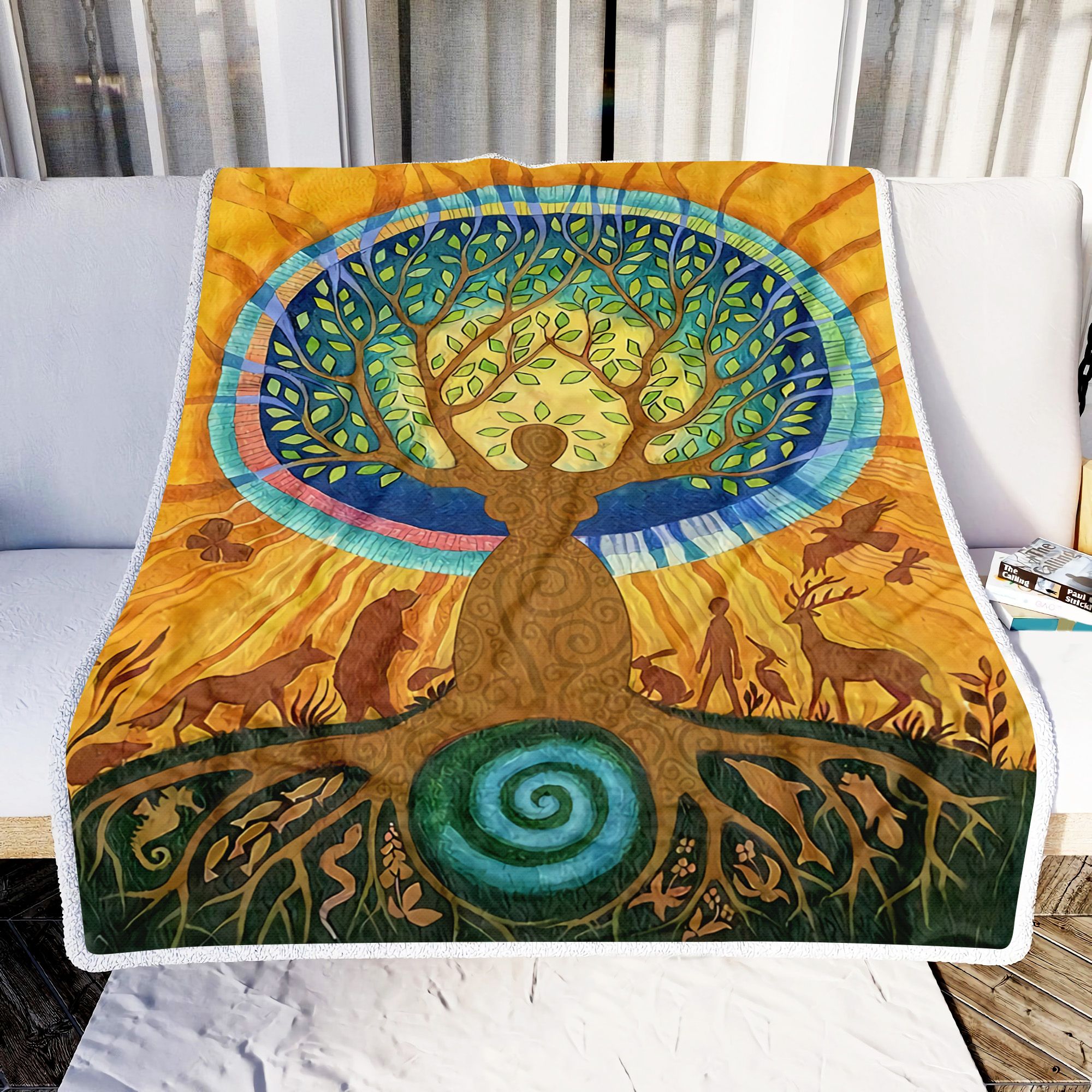 Tree Of Life Fleece Blanket
