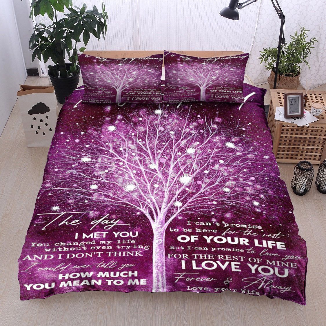 Tree To My Husband Bedding Set