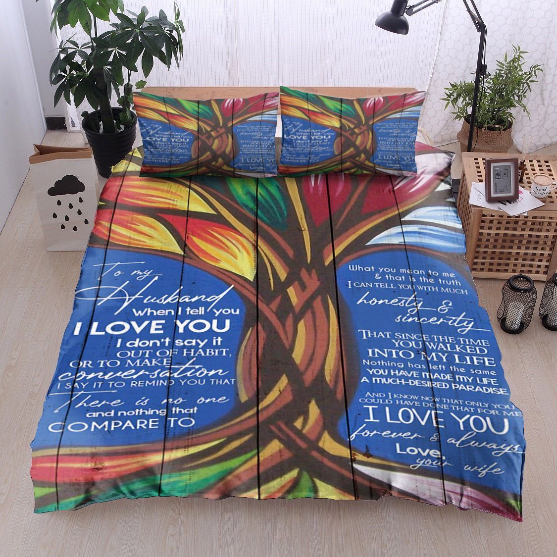 Tree To My Husband Bedding Set