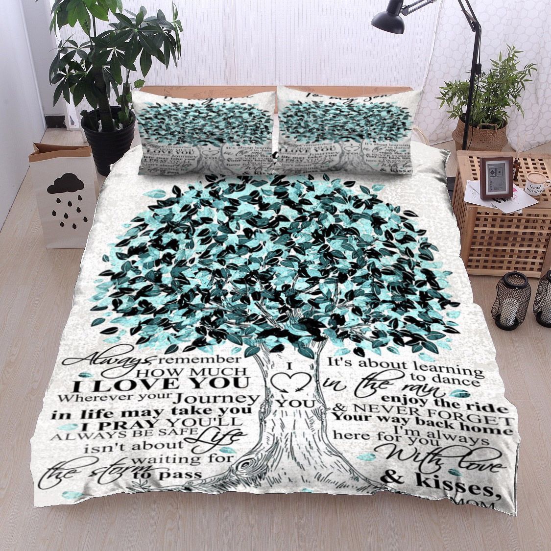 Tree To My Son From Mom Bedding Set